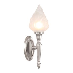 Dryden 1 Light Wall Light Polished Nickel - BATH/DRYDEN3 PN