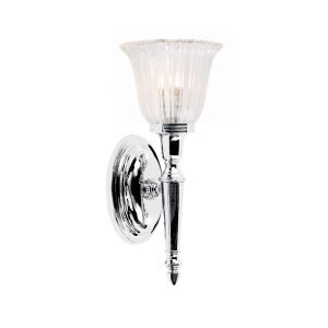 Dryden 1 Light Wall Light Polished Chrome - BATH/DRYDEN1 PC