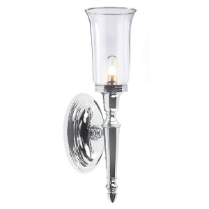 Dryden 1 Light Wall Light Polished Chrome - BATH/DRYDEN2 PC