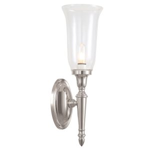 Dryden 1 Light Wall Light Polished Nickel - BATH/DRYDEN2 PN