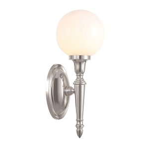 Dryden 1 Light Wall Light Polished Nickel - BATH/DRYDEN4 PN