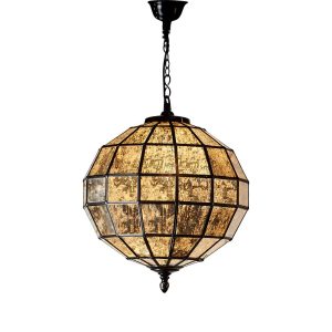 Mercury Glass Pendant Bronze - ELCITFR4368BRZ