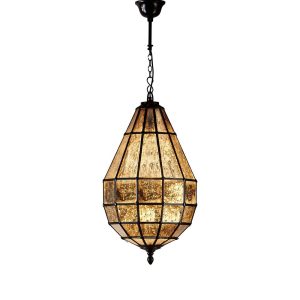 Portobello Glass Pendant Black - ELCITFR4369BRZ