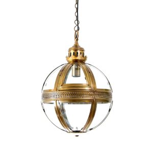 Saxon Pendant Small Antique Brass - ELCITWRT18SAB