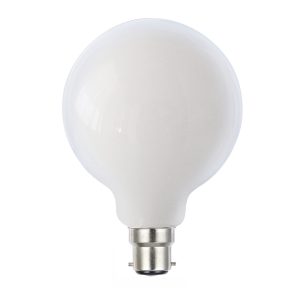 Opal Spherical G95 LED 8W B22 Dimmable / Warm White - LG958WBCOWWD