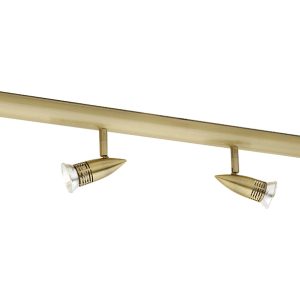 Proton 4 Light 12V Rail Antique Brass - PRO4RAB12V