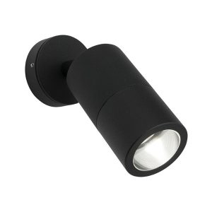 Stockholm 1 Light Wall Light Black / Frame Only - STO1WBLK