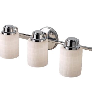 Wadsworth 3 Light Above Mirror Light Polished Chrome - FE/WADSWTH3 BATH