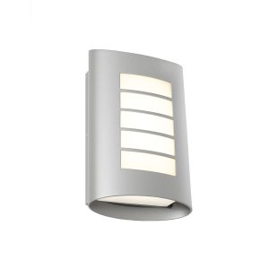 Bicheno 8 Watt LED Wall Light Silver / Warm White - BICH1ESLV