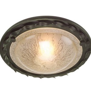 Olivia Flush Mount Black / Gold - OV/F BLK/GOLD