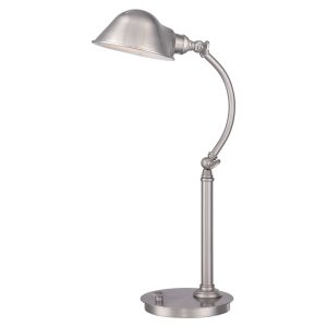 Thompson 7W LED Table Lamp Brushed Nickel - QZ/THOMPSON/TLBN