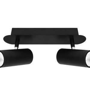 Urban 2 Light Dimmable 10 Watt LED Rail Black / Cool White - URB2RBLK