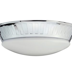 Whitby 7W LED Flush Mount Polished Chrome / Warm White - BATH/WHITBY/F