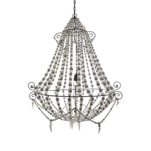 Beaded 1 Light Chandelier - ELAH429