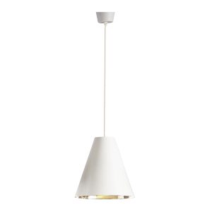 Conrad 1 Light Pendant White Silver - ELASCON30WHTSIL