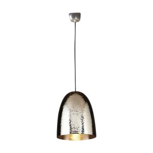 Dolce Beaten 1 Light Pendant Silver - ELAWEGGBEASIL