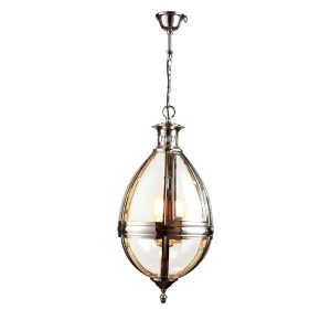 Saville Lantern Shiny Nickel - ELCITFR3975SH