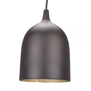 Lumi- R Pendant Black Silver - ELLUM27BLKSIL