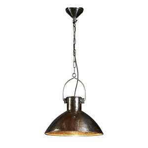 Nelson 1 Light Pendant Antique Silver - ELPIM45257AS