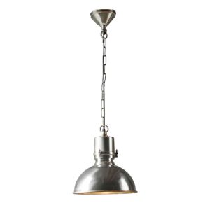 Augusta 1 Light Pendant Large Silver - ELPIM50965AS