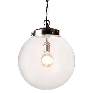 Celeste 1 Light Pendant Large Antique Silver - ELPIM58159AS