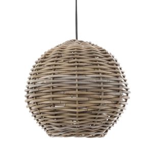 Rattan Round Pendant Small Rustic - ELVAN224