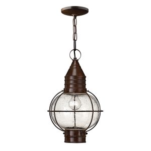 Cape Cod Duo-Mount Medium Chain Lantern Sienna Bronze - HK/CAPECOD8/M