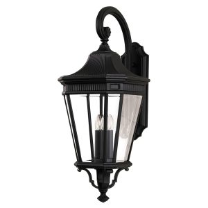 Cotswold Lane Large Wall Lantern Black - FE/COTSLN2/L BK