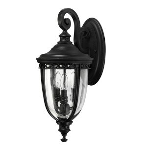 English Bridle Large Wall Lantern Black - FE/EB2/L BLK