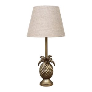 St Martin Table Lamp Antique Brass With Shade - ELANK25758AB