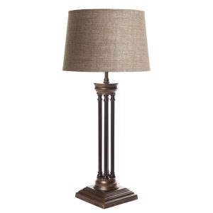 Hudson Table Lamp Bronze With Shade - ELPIM30070ABFL