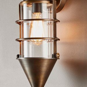 Eastwood 1 Light Wall Lamp Brass - ELPIM30677ALB