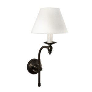 Soho 1 Light Wall Lamp Bronze With Shade - ELPIM50002FLBR