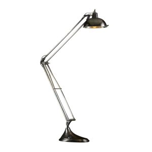 Mercury 1 Light Floor Lamp Antique Silver - ELPIM50057AS