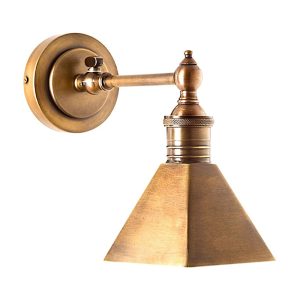 Mayfair 1 Light Wall Lamp Antique Brass - ELPIM50193ALB