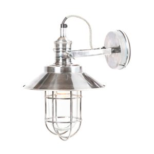 Maine 1 Light Wall Lamp Antique Silver - ELPIM50531AS