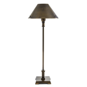 Bruxelles 1 Light Table Lamp Brass - ELPIM50833ALB