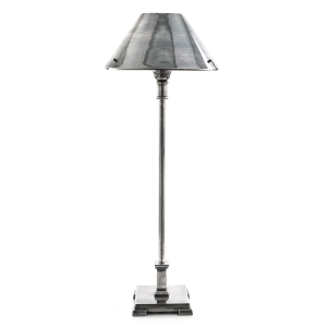 Bruxelles 1 Light Table Lamp Antique Silver - ELPIM50833AS