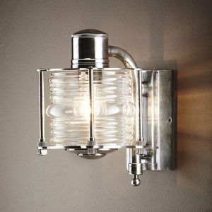 Yarra 1 Light Wall Lamp Antique Silver - ELPIM50839AS