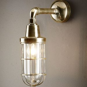 Starboard 1 Light Wall Lamp Antique Brass - ELPIM51046AB