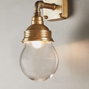 Dover 1 Light Wall Lamp Antique Brass - ELPIM51119AB