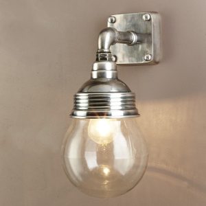 Dover 1 Light Wall Lamp Antique Silver - ELPIM51119AS