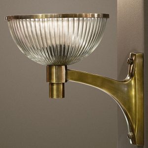 Astor 1 Light Wall Lamp Antique Brass - ELPIM51299AB