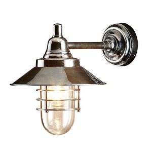 Clark 1 Light Wall Lamp Antique Silver - ELPIM51368AS