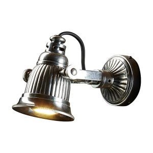 Caledonia 1 Light Wall Lamp Silver - ELPIM51386AS