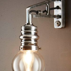 Carlton 1 Light Wall Lamp Silver - ELPIM51517AS