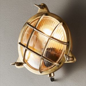 Palmerston 1 Light Wall Lamp Brass - ELPIM51750AB