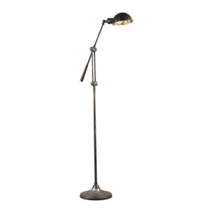 Calais 1 Light Floor Lamp Antique Silver - ELPIM57025AS