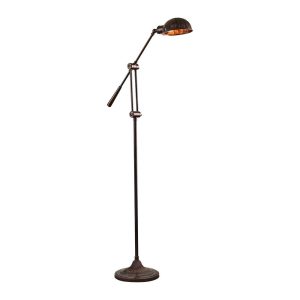 Calais 1 Light Floor Lamp Florentine Bronze - ELPIM57025FLBR