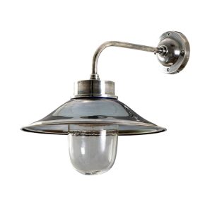 Sandhurst 1 Light Wall Lamp Antique Silver - ELPIM57058AS